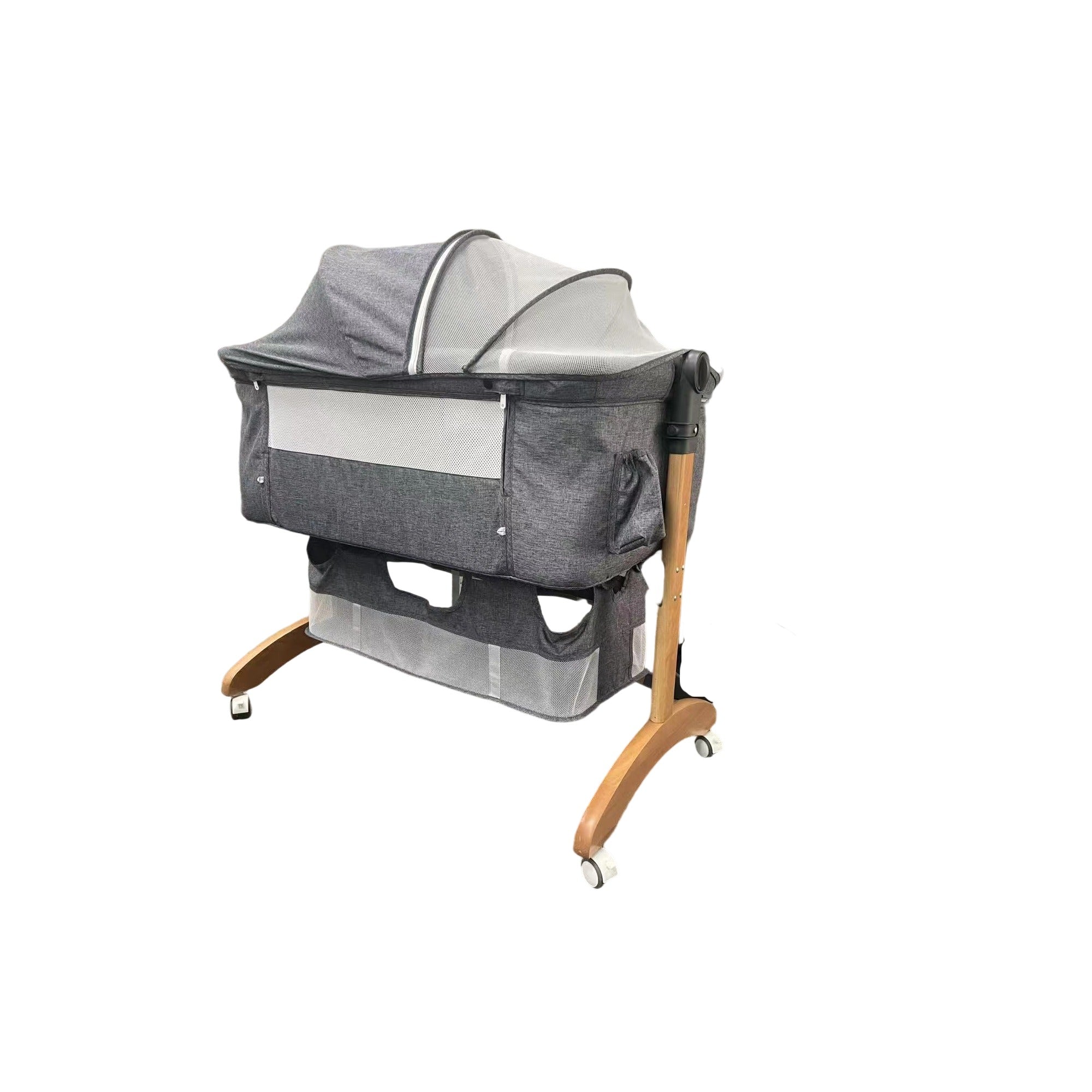 TouHeart 3 in 1 Baby Bedside Bassinet for Babies 0-6 Months, Easying Folding